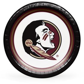 Florida State Seminoles NCAA Round Paper Plates, 10", 85 ct. 
