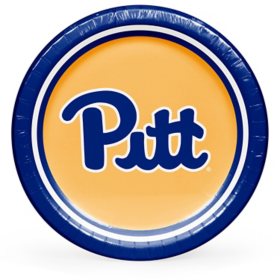 Pittsburgh Panthers NCAA Round Paper Plates, 10", 85 ct. 