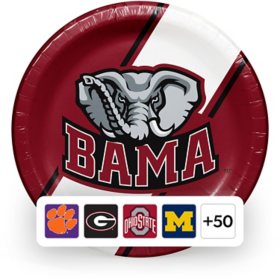 NCAA Paper Plates, 10", 85 ct., Choose Your Team