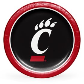 Cincinnati Bearcats NCAA Round Paper Plates, 10", 85 ct. 