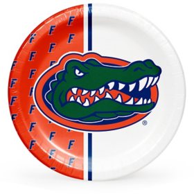 Florida Gators NCAA Round Paper Plates, 10", 85 ct. 