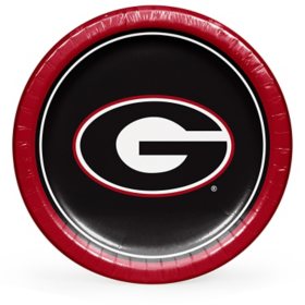 Georgia Bulldogs NCAA Round Paper Plates, 10", 85 ct. 