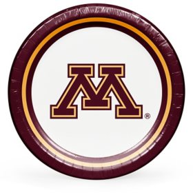 Minnesota Golden Gophers NCAA Round Paper Plates, 10", 85 ct. 