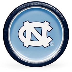North Carolina Tar Heels NCAA Round Paper Plates, 10", 85 ct. 