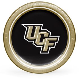 Central Florida Knights NCAA Round Paper Plates, 10", 85 ct. 