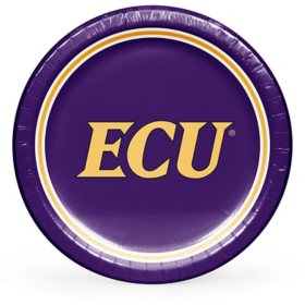 East Carolina Pirates NCAA Round Paper Plates, 10", 85 ct. 