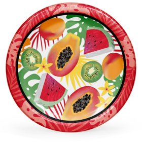 Members Mark Summer Fruit Paper Plates, 10", 85 ct.