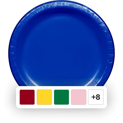 Artstyle Dinner Paper Plates, 10", 85 ct., Choose Color - Sam's Club