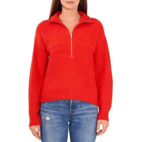 Vince Camuto Ladies Half Zip Pullover Sweater