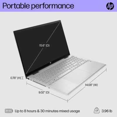 HP Pavilion x360 Laptop - 15t touch