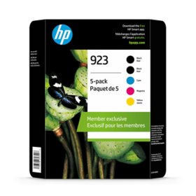 HP 923 Club 5 Pack, Black(2)/Yellow/Magenta/Cyan