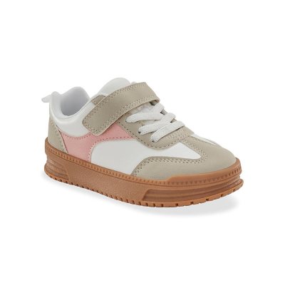 CARTER'S TODDLER GIRLS SNEAKER - WHITE 8:- 8T, White