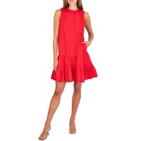 Joie Limited Edition Ladies Sleeveless Button Tiered Mini Dress