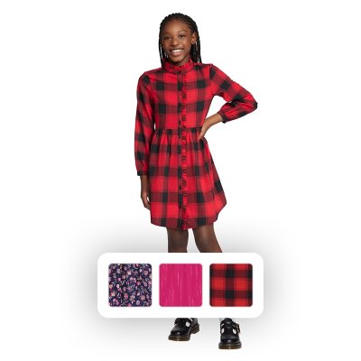 Gap plaid outlet dress