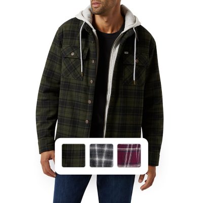 Essentials Men's Sherpa Lined Full-Zip Hooded Fleece Sweatshirt,  Black, X-Small : : Clothing, Shoes & Accessories