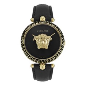 Versace Palazzo Empire Watch With Black Strap 39mm VECO01922		