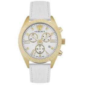 Versace VEOX00422 Women's Greca Chrono 40MM Gold-Tone Watch