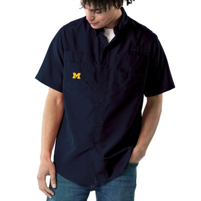 Knights Apparel NCAA River Shirt- Michigan Wolverines/ S