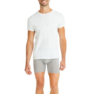 Hanes Mens Men's Tagless ComfortSoft Crew Undershirt Tall 3-Pack :  : Clothing, Shoes & Accessories