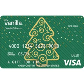 $200 Vanilla Visa Gold Tree Email Delivery Gift Card