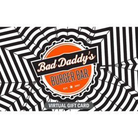 Bad Daddy's Burgers $50 Email Delivery Gift Card