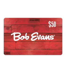 Bob Evans $50 Email Delivery Gift Card