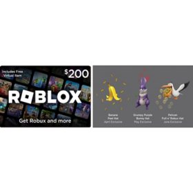 Roblox $200 Email Delivery Gift Card