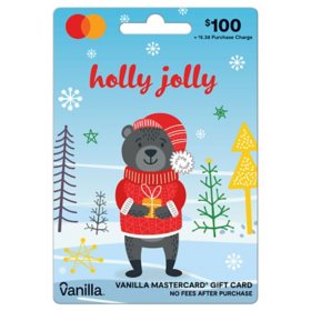 $100 Vanilla Mastercard Jolly Bear Gift Card
