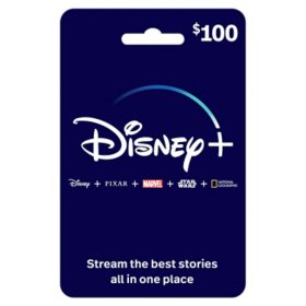 Disney+ $100 Value Gift Card