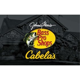 Bass Pro and Cabela's $50 Email Delivery Gift Card