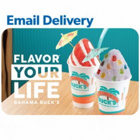 Bahama Bucks $25 Email Delivery Gift Card