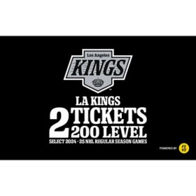 NHL Los Angeles Kings, Two (2) 200-Level Tickets, eVoucher
