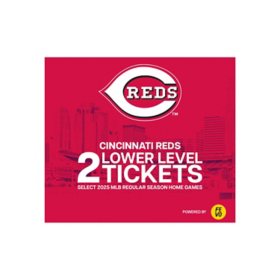 Cincinnati Reds – Two (2) Lower Level Tickets eVoucher