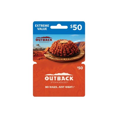 Outback Steakhouse $50 Gift Card