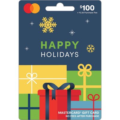 Mastercard Holiday $100 gift card