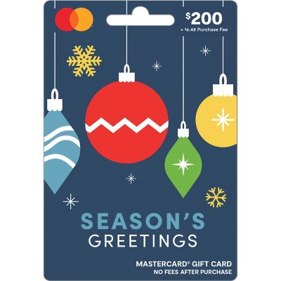 Mastercard Holiday $200 gift card
