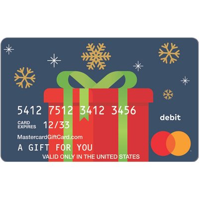 Mastercard Holiday Present $50 Email Delivery Gift Card