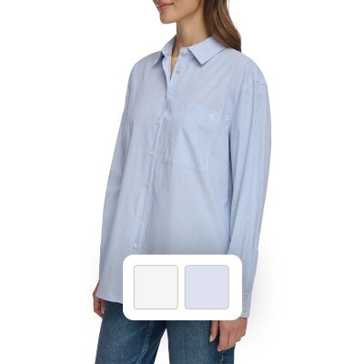 Calvin Klein Ladies Button Down Top Sam s Club