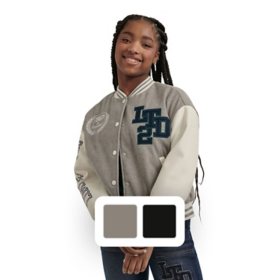 Limited Too Girls Varsity Bomber Jacket