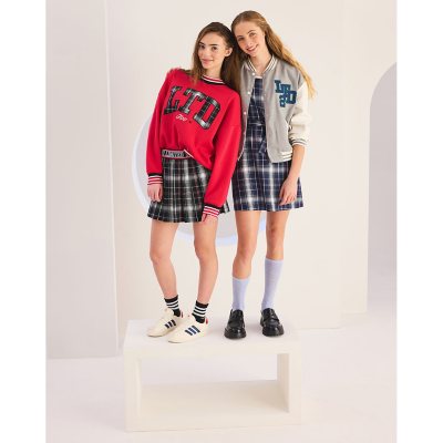 Limited Too Girls Plaid Pleated Skirt