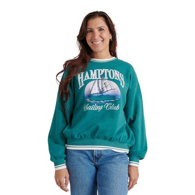 LIMITED TOO GRAPHIC SWEATSHIRT - GREEN S:- S, Green