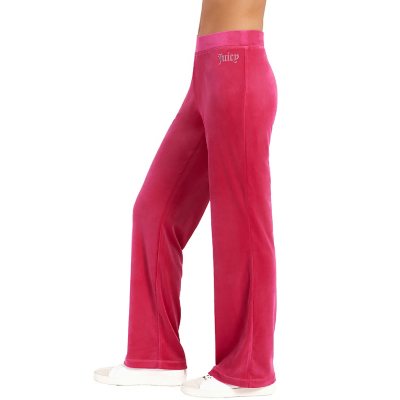 Juicy By Juicy Couture Womens Mid Rise Straight Track Pant