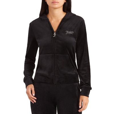 Juicy couture velour track jacket hotsell