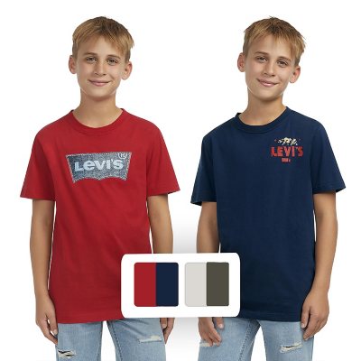 Levi's Boys 2 Pack Short-Sleeve Tees - Sam's Club