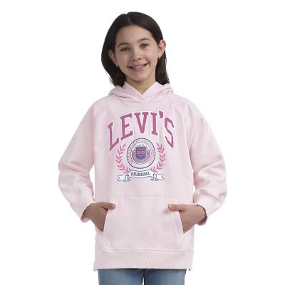 Levi's Kids Collegiate Hoodie Pink M:- Pink, M