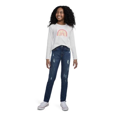 Levi s High Rise Girls Super Skinny Jeans Sam s Club