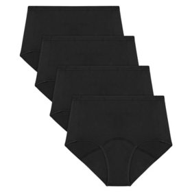 Hanes Comfort, Period. Women's 4-Pack Moderate Absorbency Period Brief
