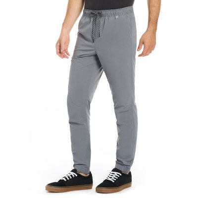 Mens Joggers Chino Pants Stretch Twill SLIM-FIT (S-2XL)