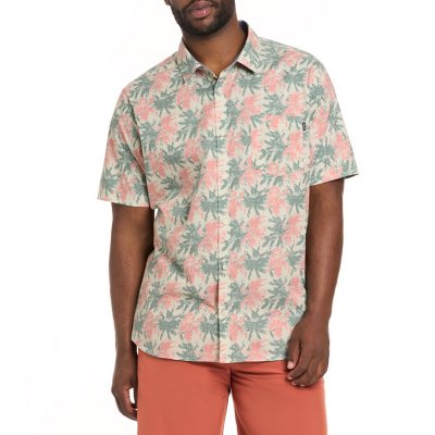 Hurley Men's Short Sleeve Woven Patio Shirt - Sam's Club