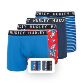 Hurley Men's 4-Pack Performance Boxer Brief